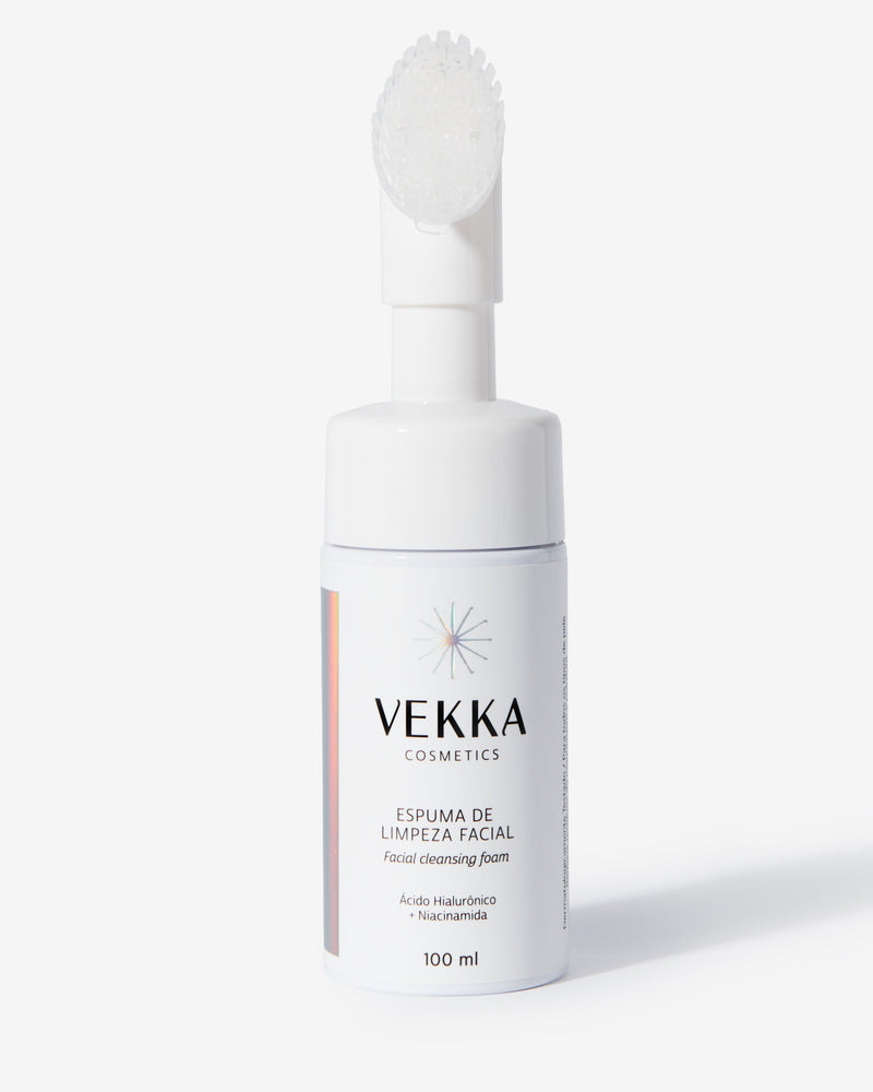ESPUMA DE LIMPEZA FACIAL VEKKA 100ML